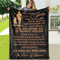 AEPOYU Kuscheldecke Flauschige Personalisierte Super Weiche Decke für Sohn, Mutter Sohn Decke Flanell Decke mit Spruch Deutsch, Positiv Ermutigen Wohndecke für Tv-Decken Geschenk (150x200cm)