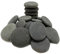 juexiyarticle Smooth Flat Stones for Painting,Natural River Rocks Painting Pebbles Decorative Stones (3-5cm)