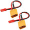 QIANRENON XT60 Stecker auf JST Buchse Akku ESC Adapter Kabel 22AWG JST Buchse auf XT60 Stecker RC Modell Aufladen Konverter Stecker, für Luftmodell Akku RC Auto, 10cm/3.9in, 2Pcs