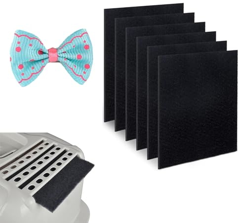 BAOSROY Filtro Lettiera Gatto Carbone Attivo,Filtri di Ricambio Lettiera per Gatti,Filtro a Carbone per Deodorante,Filtro ai Carboni Attivi per Gatti,Filtro Lettiera Gatto Antiodore (M-6PCS)