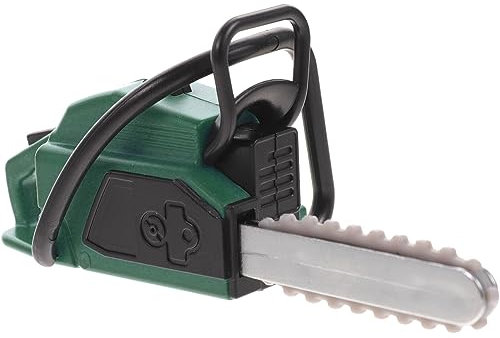 ifundom Toy Chainsaw for Boys and Girls, Outdoor Chainsaw Tool for Pretend Play, Simulated Chainsaw Prop, Outdoor Gardening Toys, Green