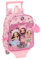 Safta NANANA Fabulous Kinderrucksack mit Wagen, ideal für Kinder verschiedener Altersgruppen, bequem und vielseitig, Qualität und Widerstandsfähigkeit, 22 x 10 x 27 cm, Rosa, Rosa, Estándar, Lässig