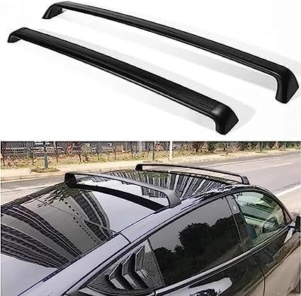 ZCHQF 2 Aluminium Voiture Galeries de Toit Barres Transversales pour Tesla Model Y 2019-2022 2023 2024, Antivol Barres Toit Railing Porte-Bagages Voiture