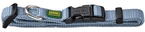 HUNTER Vario-Basic Halsband, Größe:M/1,5, Farbe:Rauchblau