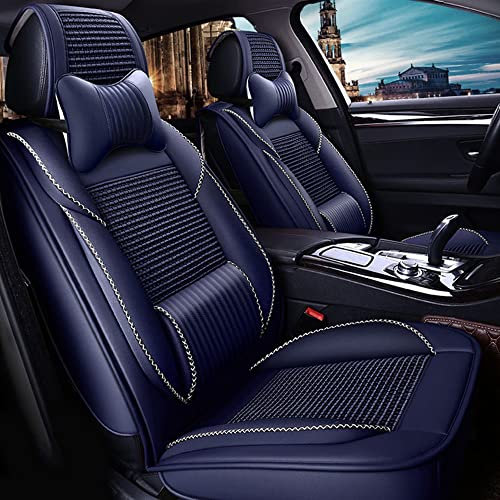 maiqiken Autositzbezug für Infiniti QX60, G20, M35, M35H, M35X, M37, M37X Komplettset 5-Sitze, Deluxe - Blau