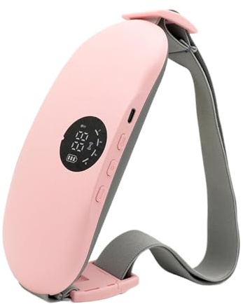 Heizkissen für Krämpfe – Periodenkrampf-Simulatorgerät, Hüftgurtgerät | Elektrisches kabelloses Menstruations-Heizkissen, batteriebetriebene USB-Wärmekissen mit Massagegerät zur Linderung von Schmerze
