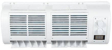 Auto Klimaanlage Ventilator 12V 3 Geschwindigkeitsstufen mit LCD Display Klimaanlage Hängende Klimaanlage für PKW-LKW LKW 3000rpm für Transporter LKW Gabelstapler Krane