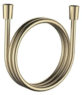 Regn Brauseschlauch - Flexibel, Knickfest, Universell passend - G 1/2” Anschluss (Gold, 200 cm)