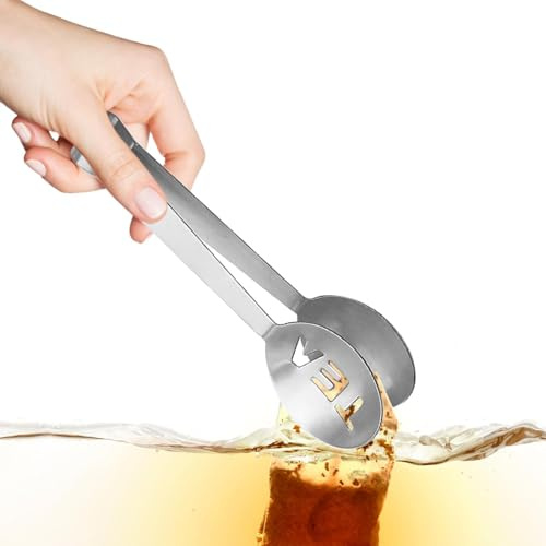 Squeezer für Teebeutel, robust, Metall, zum Eintauchen und Pressen, Mehrzweck-Clip | Preisgünstiger schwarzer Tee Infuser, Iced Beverage Stirrer, Bag Holder, Kitchen Gadget Fo