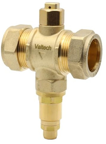 Tesla Premium Anti-Freeze Heat Pump Protection Valve, 28mm x 28mm Compression, AFV28