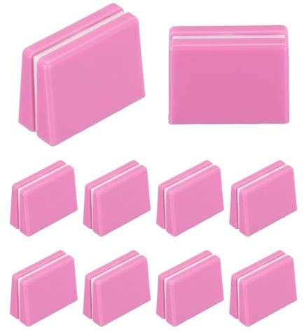 QUARKZMAN 10 Stück Fader Kappen Universelle Fader Knobs Pink Replacement | Mixer Fader Caps, Slider Potentiometer, Plastic, für DJ Controller DJ Mixer Console