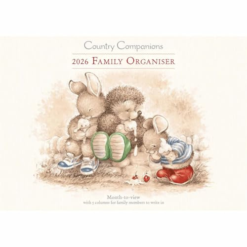 Country Companions A4 Family Organiser 2026, Family Planners, Gift