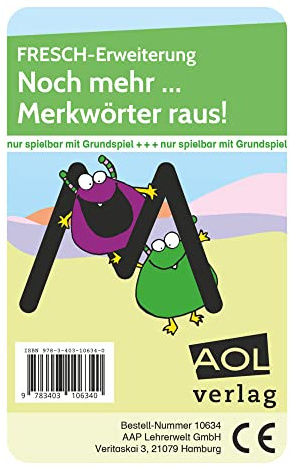 FRESCH-Erweiterung: Noch mehr... Merkwörter Raus!: Ergänzungskarten für das LRS-Lernspiel zum Festigen und Vertiefen der Strategie Merken (1. bis 4. Klasse)