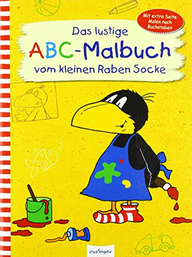 Das lustige ABC-Malbuch vom kleinen Raben Socke: Mit extra Seite: Malen nach Buchstaben