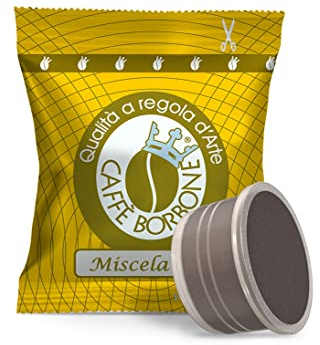 Caffè Borbone Mélange Or - 100 Capsules - Compatibles avec les machines à café de la marque Lavazza* Espresso Point*