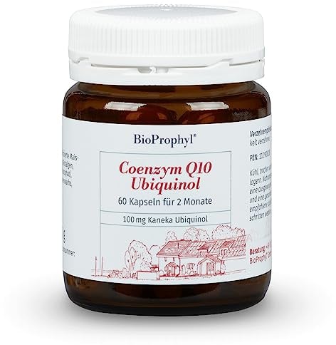 BioProphyl® Coenzym Q10 Ubiquinol - 100 mg bioaktives Coenzym Q10 aus fermentativer Herstellung - 60 vegetarische Kapseln