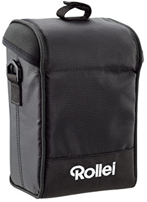 Rollei Rechteckfilter Tasche 100 mm - Aufbewahrungsbox für Filter, Sicherer Transport, schnell Griffbereit, inkl. Klettverschluss und Schultergurt - schwarz