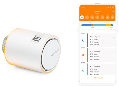 Netatmo Additional Smart Radiator Valve, Add-on for Smart Thermostat and for collective or district heating, NAV -EN