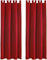 Bestlivings Blickdichte Gardine im 2er Pack mit Schlaufen (140x225 cm/Rot), in vielen Farben
