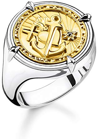 Thomas Sabo Unisex Ring Glaube Liebe Hoffnung 925 Sterling Silber TR2246-849-39