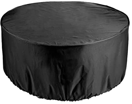 EDAHBJNEST5MK Schutzhülle für Gartentisch, 210D, Polyester, wasserdicht, Abdeckplane für Gartenmöbel, Staubschutz, Möbelabdeckung für Gartentische, Stühle, Sofa