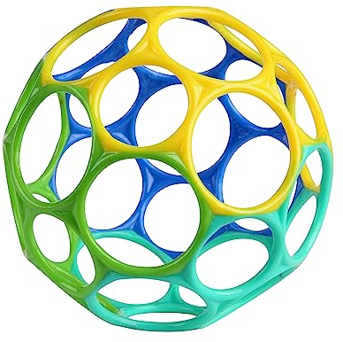 Oball Classic, Flexibles und leicht Greifbares Design für Kinder Jeden Alters, Blau/Grün