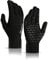 Thermal Gloves, TRENDOUX Winter Touch Screen Gloves Women Men Unisex - Warm Lined - Elastic Cuff - Soft Stretchy Material - Windproof Driving Glove for Outdoor Riding Working Typing Phone - Black - XL