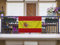 Oedim Bandera de España Sin Palo | 150x85cm | Reforzada y con Pespuntes | Bandera con 4 Lazos y Resistente al Agua