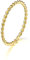 SILBERTALE 925 Silber Ringe Geflochten Ring Gold Damen Silberschmuck Minimalistisch Kordelring Vorsteckring Dünn Stapelring Ewigkeit Geflochten Twisted Knoten Knuckle Band Ring Frauen Schmuck