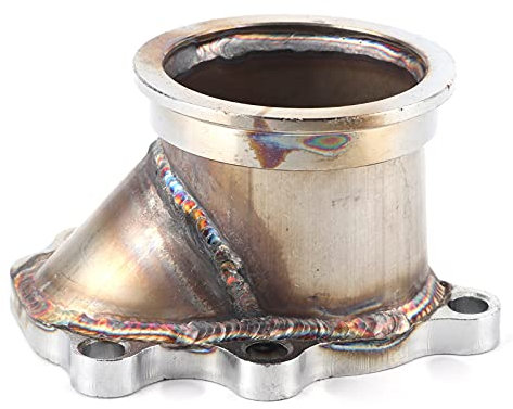 Flangia del Tubo di Scarico del Turbo, Adattatore in Acciaio Inossidabile a 5 Bulloni da 2,5 Pollici Flangia del Tubo di Scarico del Turbo Adatta per Alloggiamenti delle Turbine GT25 GT28 T25 T28
