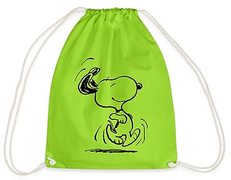 Spreadshirt Peanuts Snoopy Happy Turnbeutel