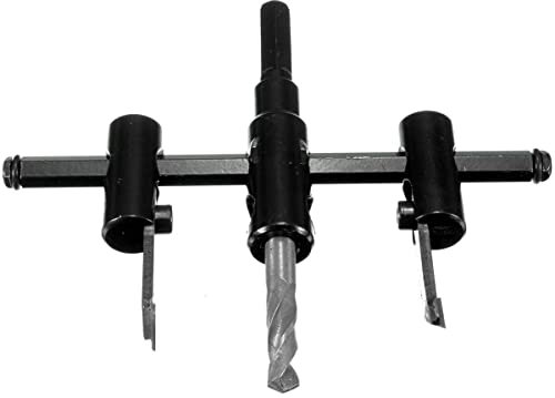 Scie-cloche circulaire réglable de 30 à 120 mm pour le travail du bois