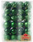 48er Set Christbaumkugeln,6cm Weihnachtskugeln Christbaumschmuck Kugeln Kunststoff Weihnachtskugeln Weihnachtsdeko Set Plastik Bruchsicher Weihnachten Hängende Kugel Weihnachtsbaum Deko,Grün