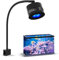 Lominie Luz de acuario de coral de arrecife con regulador inteligente de atenuación y temporizador, luz de espectro completo para acuario de arrecife de agua salada de 60 cm