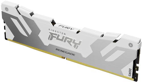 Kingston FURY Renegade DDR5 Argento/Bianco XMP 16GB 6800MT/s CL36 DIMM Memoria Gaming per Computer - KF568C36RW-16