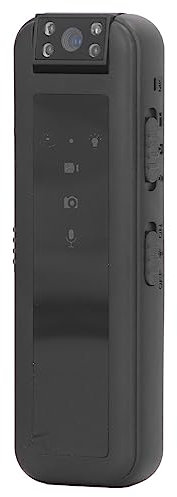 Mini Body Camera 1080P, 180 Degree Rotating Video Recorder With LED Indicator Light, Wearable Pocket Camera for Running, Dog Walking, Fishing