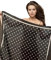 LA FERANI Halstuch Damen Seidentuch schwarz 90x90cm | Bandana Seide Satin | Kreuzfahrt Tuch Frühling Sommer Style Stola | Business Style Geschenk Frau Mutter Tochter (4)