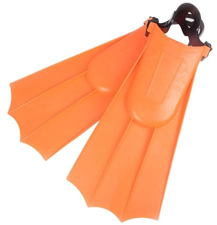 QSTDGVPW Ultimative Schwimmflossen für Erkundungstouren , Orange 30 bis 36