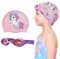 Crazybean Gorro Silicona Natacion con Gafas Natación Ajustable para Niños Niña Niño Touca Natação Unicornio Morado
