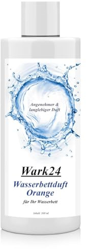 Wark24 Wasserbettduft Orange 500 ml, Wasserbettenduft auf Basis natürlicher Öle, für eine beruhigende Atmosphäre im Schlafzimmer und entspannten Schlaf