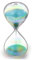 SuLiao Sanduhr, 30 Minuten, türkis, 30 Min Hourglass Sand Time, großes Sandglas, reloj de Arena 30 Minuten, für Zuhause, Schreibtisch, Bürodekoration