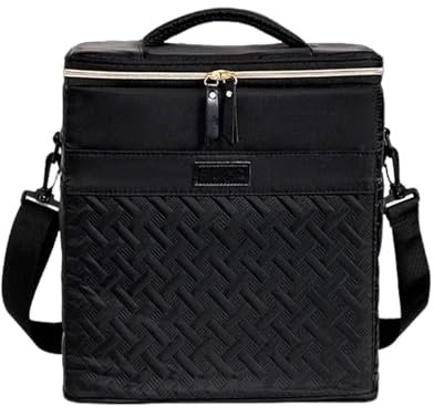 Isolierte Lunchtasche, Thermo-Lunch-Tasche, auslaufsichere Kühltasche, Organizer, Lunch-Tragetasche mit Schultergurt, 21 l Lunch-Kühler, wiederverwendbarer isolierter Kühler für Picknick, Wandern