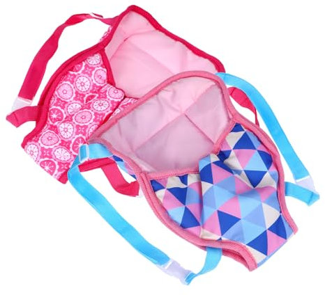 BESTonZON 2St Puppen trage Kinderpuppentrage Puppen Modepuppe Puppe vorne Puppenträger Puppen-Tragegurt Puppen-Tragehilfe Puppen-Trageschlaufe Puppenschlinge Kinderpuppengurt Stoff
