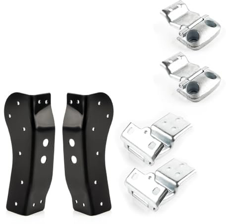 LST 4x Tür Scharnier oben unten Hecktüre hinten 180 Grad kompatibel mit Citroen Jumper Fiat Ducato Peugeot Boxer 250