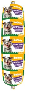 Boomy - Salchicha de comida - Salchicha de perro - Carne fresca - Comida sin gluten sin aditivos (400g, Pato)