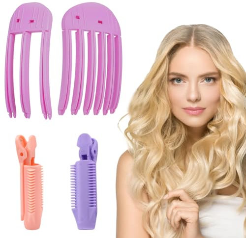 4 Pièces Pince à cheveux pour rehausser les racines pince volumisante à cheveux pour frange moelleuse clip de volume pour la ligne des cheveux Clip de volume instantané outils de coiff