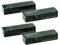 FORME STUDIO Set 4 Poggia Posate in Marmo Verde Guatemala – Supporto Elegante per Posate e Bacchette – Accessorio Artigianale da Tavola Made in Italy