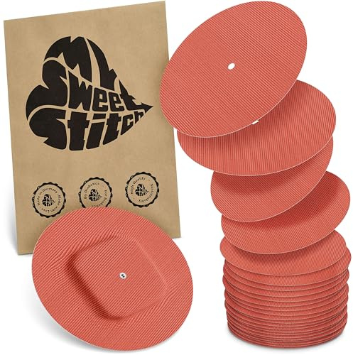 MySweetStitch – 10–25× Cerotto Simplera rotondo, overpatch Ø 70 mm, delicato sulla pelle, impermeabile e traspirante (Corallo, 25)