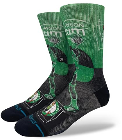 Stance NBA Socks - Pasted Tatum (Green, Medium)