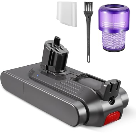 Mihobatt V11 Batterie de rechange 25,2 V 99,79 Wh pour Dyson V11 V15 | Type de clic compatible avec SV15, SV16, 970425-01 ; ne convient pas pour les modèles à vis